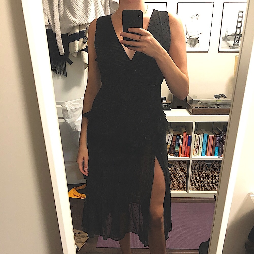 Hyfve Polka Dot Chiffon Dress - Picture 1 of 6